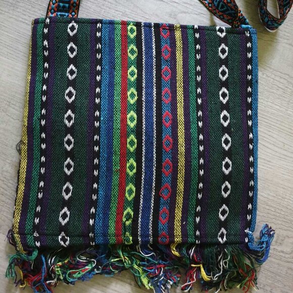 Ethnic Hand Made Embroidered Multicolor Cross Body Bag Fashion Women Hobo Style - Picture 3 of 4